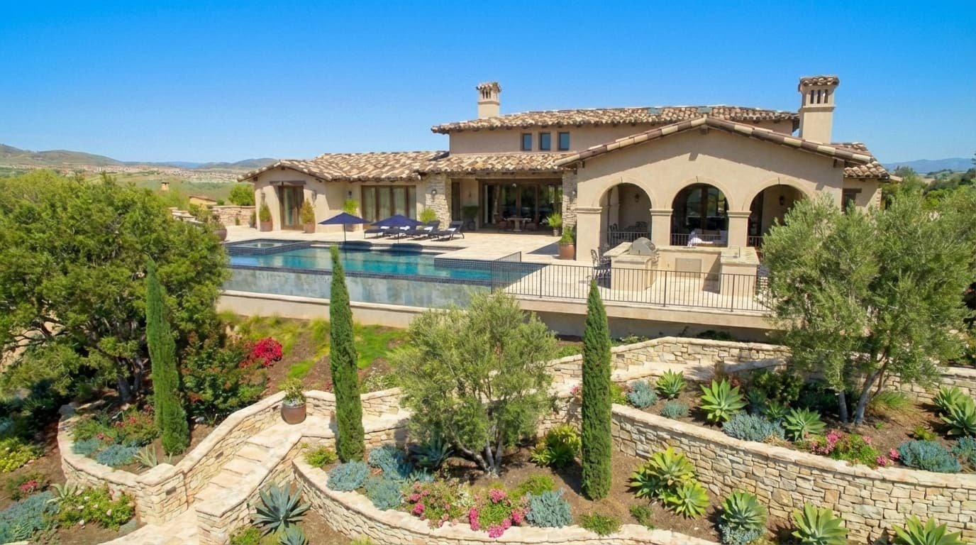Outdoor kitchen and patio