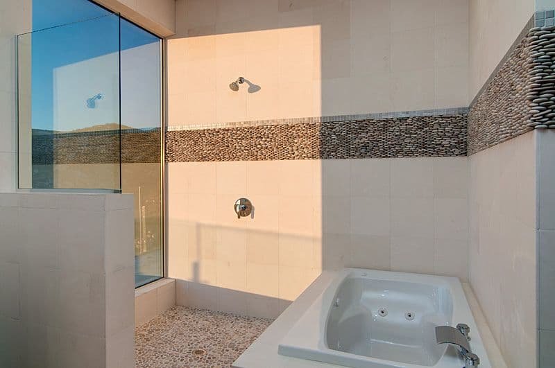 Hexagon Design + Build luxury bathroom remodel project